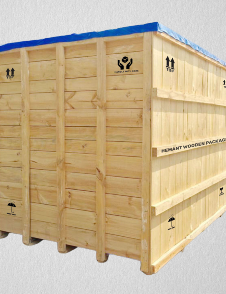 Heavy duty industrial wooden boxes manufacturer and supplier in Saudi Arabia for oil gas construction and machinery packaging