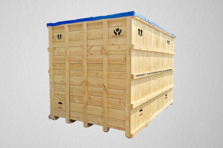 Heavy duty industrial wooden boxes manufacturer and supplier in Saudi Arabia for oil gas construction and machinery packaging