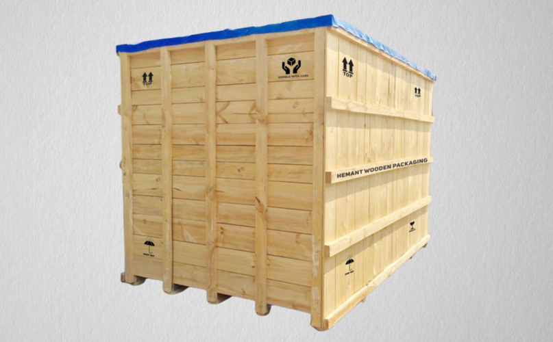 Heavy duty industrial wooden boxes manufacturer and supplier in Saudi Arabia for oil gas construction and machinery packaging