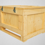 Hinged lid wooden crates manufacturer and supplier in Saudi Arabia for tool storage spare parts and reusable packaging