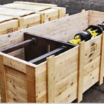 Wooden crates for machinery manufacturer and supplier in Saudi Arabia custom built for any machine size weight and export requirement