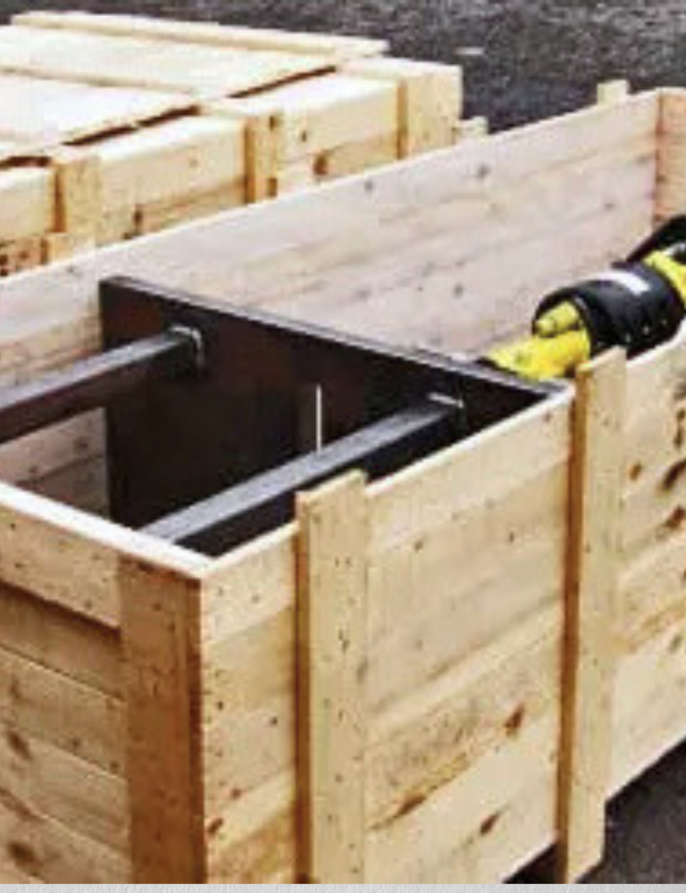 Wooden crates for machinery manufacturer and supplier in Saudi Arabia custom built for any machine size weight and export requirement